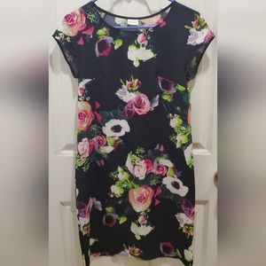 Merona Floral Sheath Dress - XS